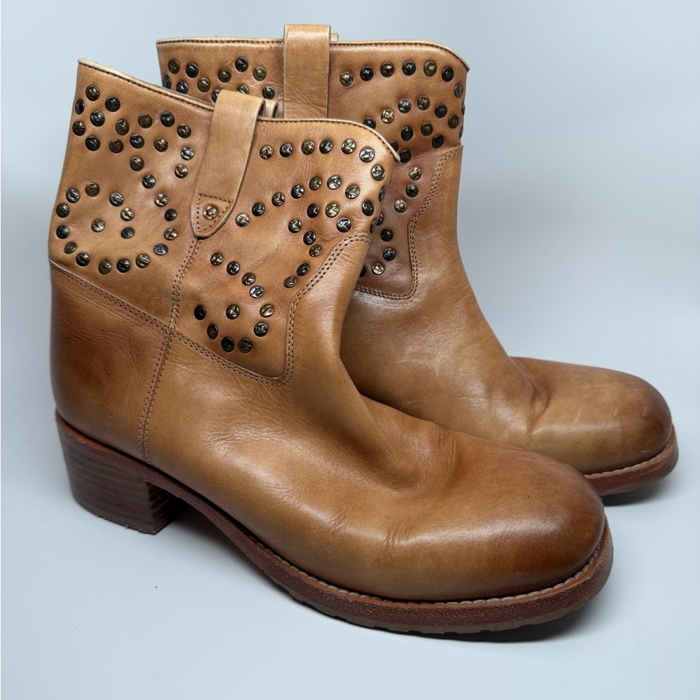 Free People Harmony Studded Leather Ankle Boot - Picture 4 of 9